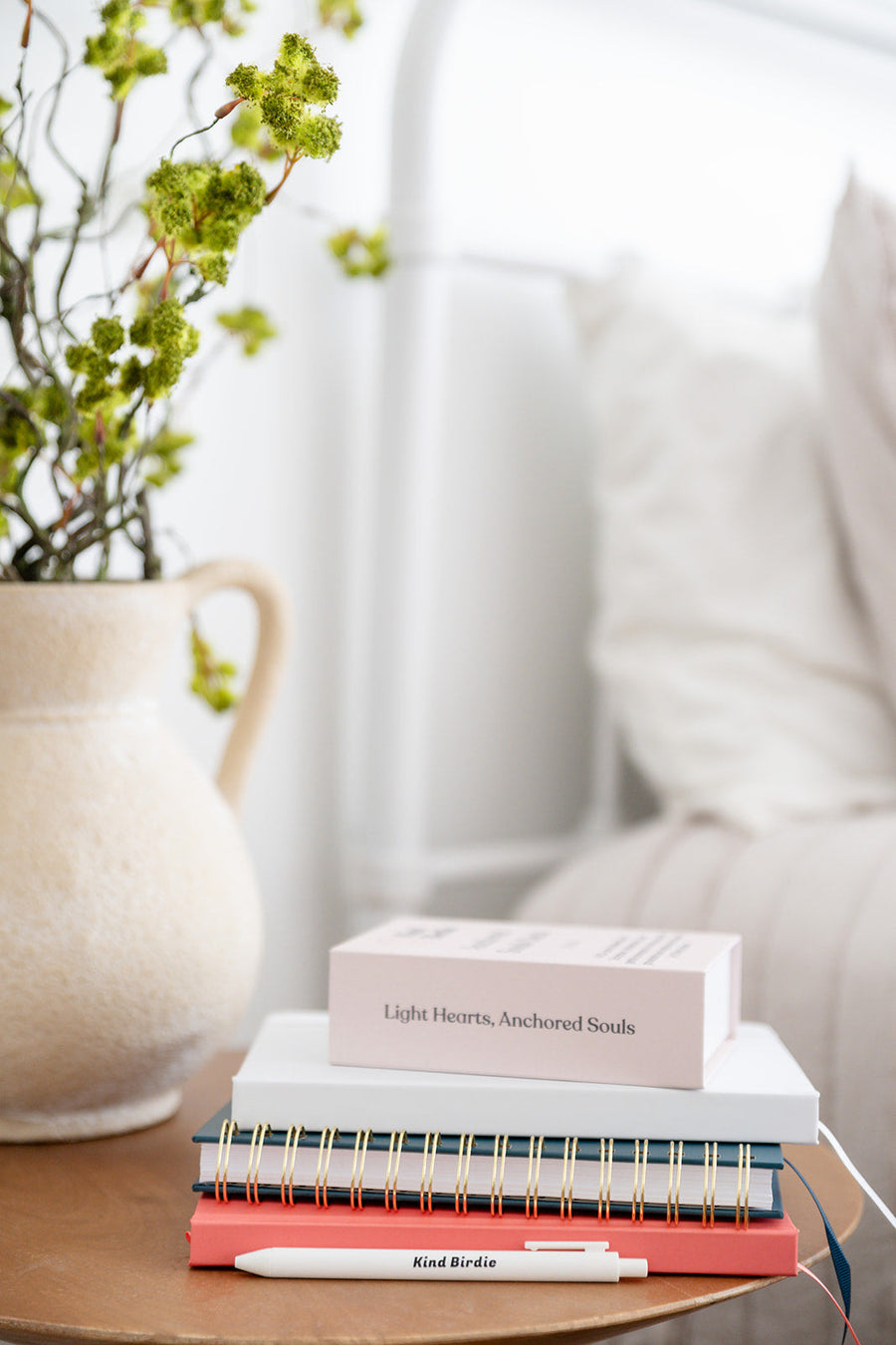 The Kind Birdie Anchored Life Bundle in a serene setting