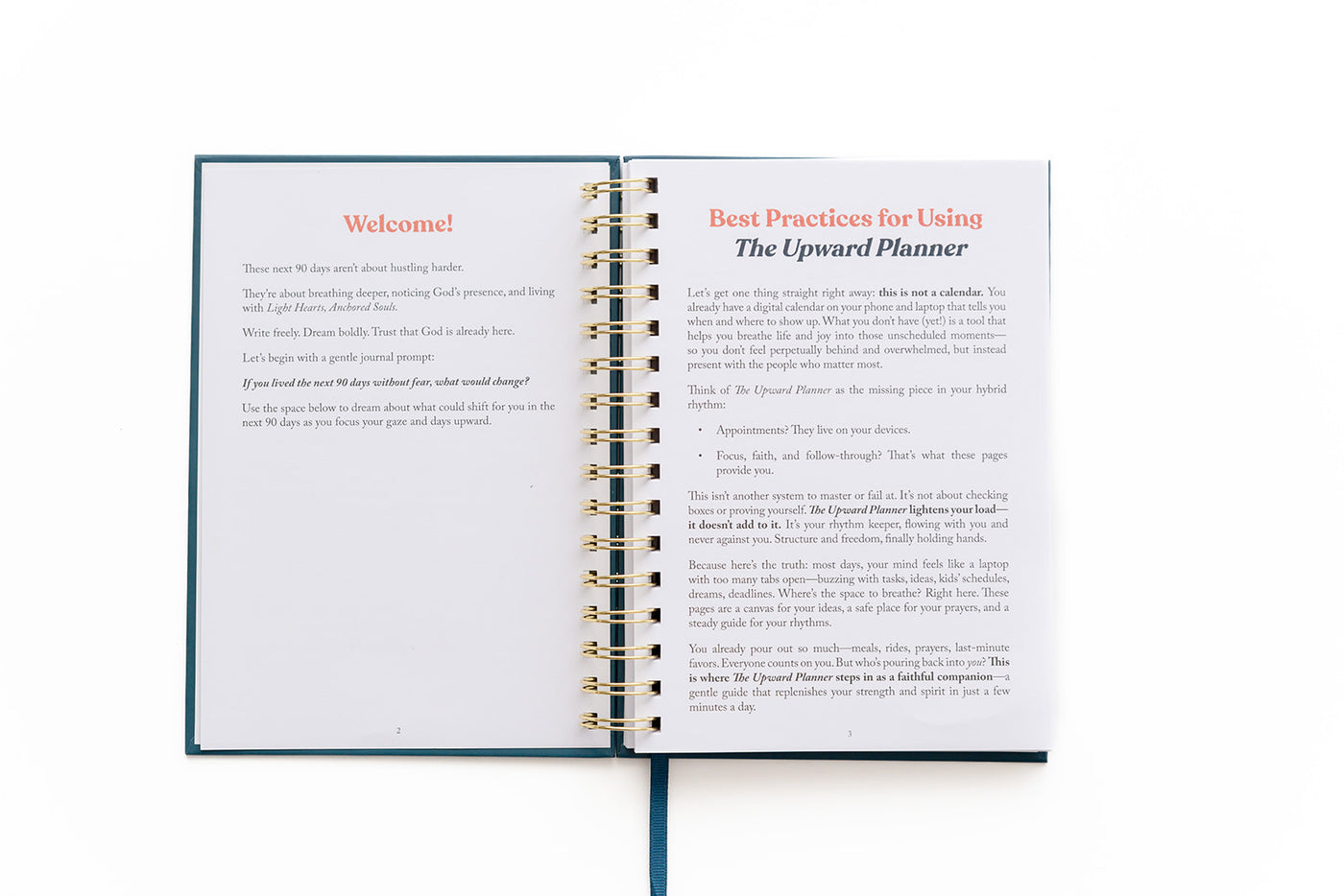 Upward Planner | 90-Day Christian Planner for Calm and Purpose