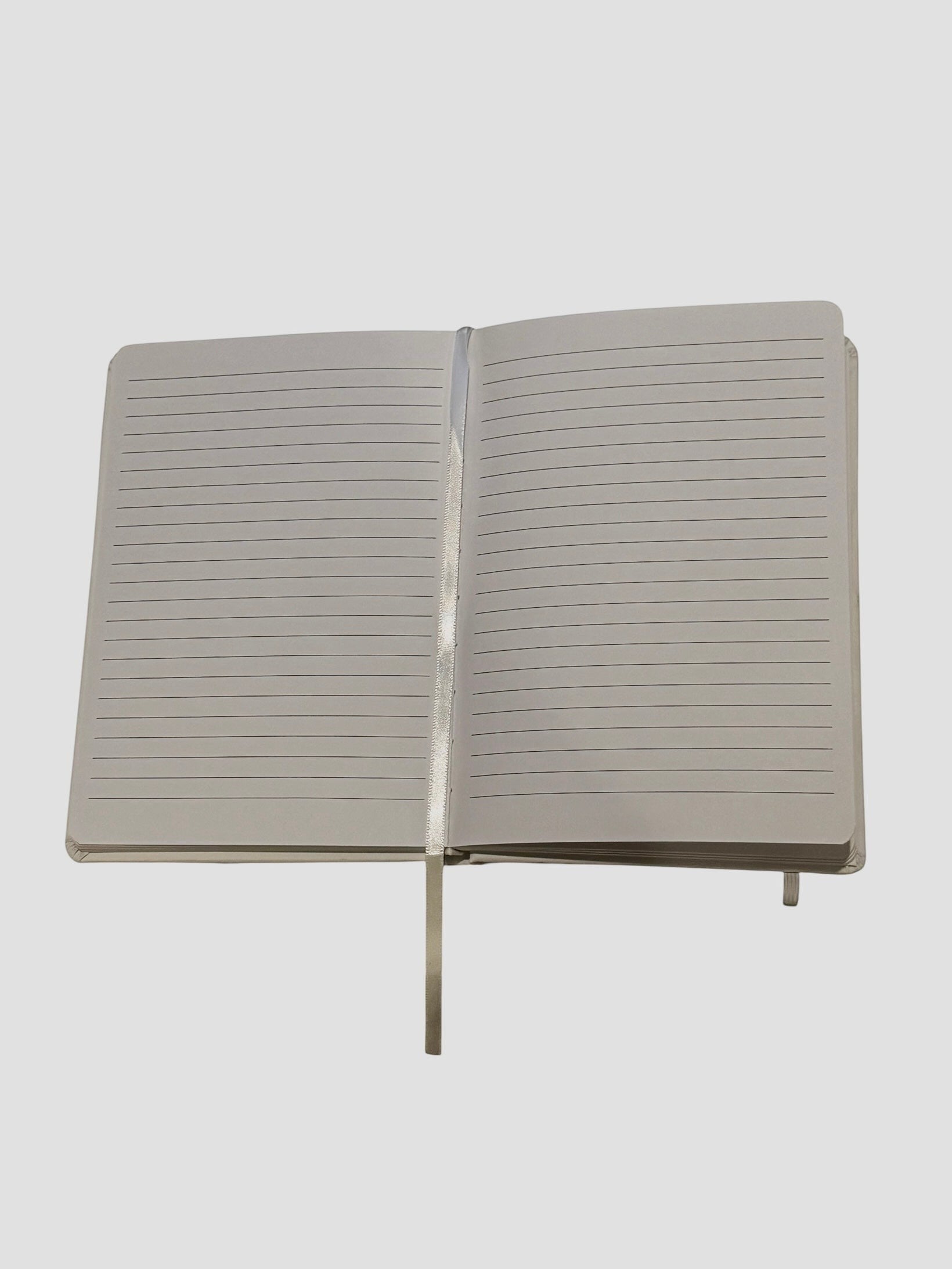 Kind Birdie Anchored Notebook, a premium blank notebook with 200 pages of thick, anti-bleed paper and a silver ribbon bookmark.
