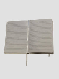 Kind Birdie Anchored Notebook, a premium blank notebook with 200 pages of thick, anti-bleed paper and a silver ribbon bookmark.