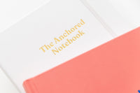 Kind Birdie The Anchored Notebook, white cover with gold lettering, blank pages, 200 pages, premium quality.