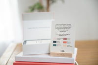 Kind Birdie Anchored Souls Deck of Christian affirmation cards with a magnetic box and display stand.